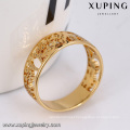 14121- Xuping Costume Jewellery Rings For Girls Simple Gold Ring Designs